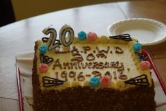 Some cake to celebrate our 20th year